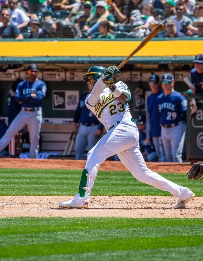 Jurickson Profar of the Oakland Athletics 2019
