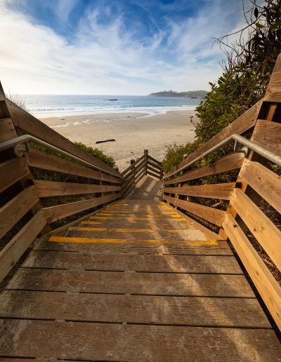 Beach steps, Carmel, CA