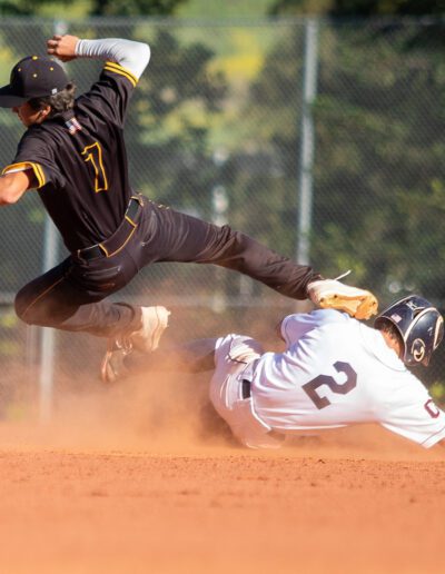High school baseball Novato at Campolindo