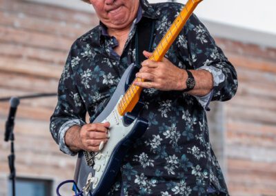 The Carl Verheyen Band performing at a festival in Sand City, CA