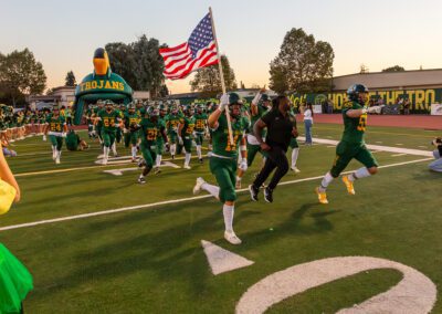 High school football Castro Valley vs James Logan
