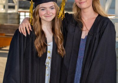 Graduation portraits at Jack London Square in Oakland