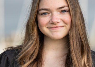 Graduation portraits at Jack London Square in Oakland