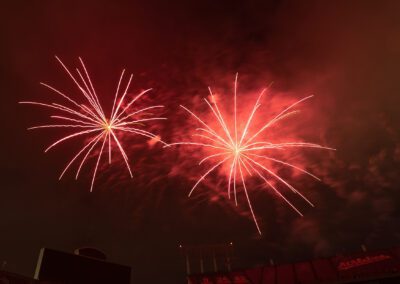 Oakland Coliseum Fireworks