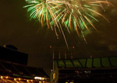 Oakland Coliseum Fireworks