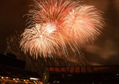 Oakland Coliseum Fireworks