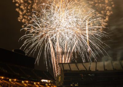 Oakland Coliseum Fireworks
