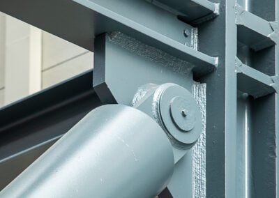 Steel structure retrofit at China Basin Building San Francisco