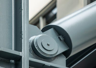 Steel structure retrofit at China Basin Building San Francisco