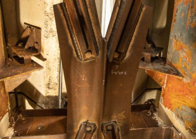 Steel structure retrofit at Transamerica Building San Francisco