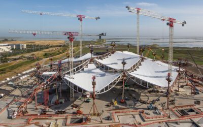Cranes at Google Bayview