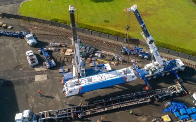 Hoisting BART Equipment