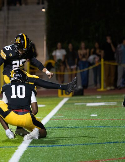 High school football Castro Vallet at Bishop O'Dowd