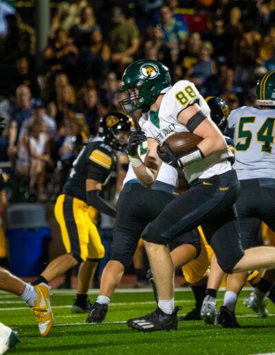 High school football Castro Vallet at Bishop O'Dowd