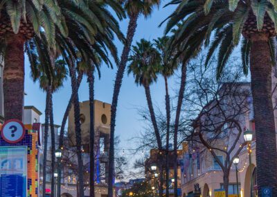 Reflective pool at Fruitvale Village in Oakland, CA