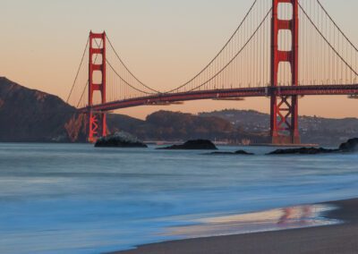 Golden Gate bridge, San Francisco, on a morning where I paid tribute to my sister, Shelley