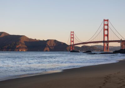 Golden Gate bridge, San Francisco, on a morning where I paid tribute to my sister, Shelley