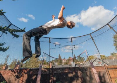 Trampoline fun