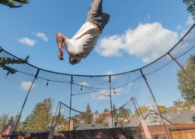 Trampoline fun
