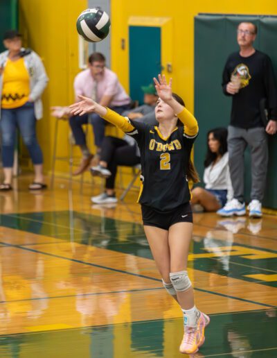 High school girls volleyball Bishop O'Dowd at Castro Valley