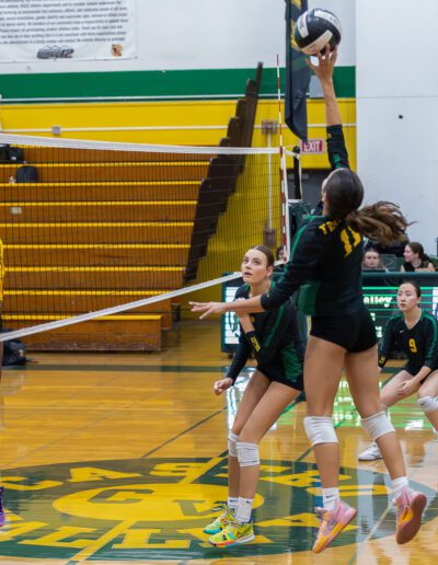 High school girls volleyball Bishop O'Dowd at Castro Valley