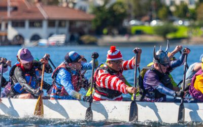 Dragonboats on Lake Merritt