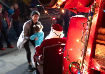 The 2024 Alameda Tree Lighting Ceremony featured music and an appearance by Santa Claus