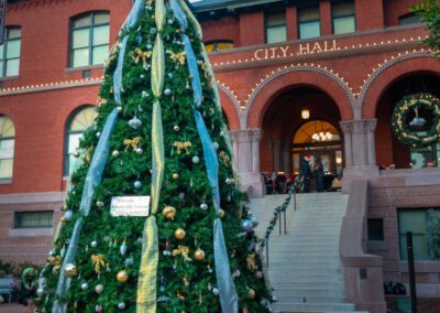 The 2024 Alameda Tree Lighting Ceremony featured music and an appearance by Santa Claus