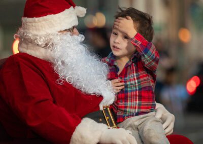 The 2024 Alameda Tree Lighting Ceremony featured music and an appearance by Santa Claus