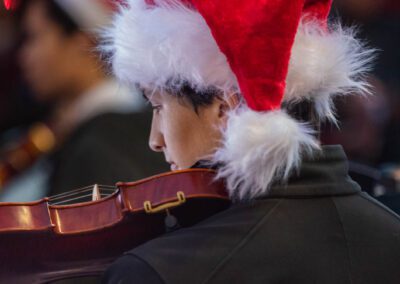 The 2024 Alameda Tree Lighting Ceremony featured music and an appearance by Santa Claus