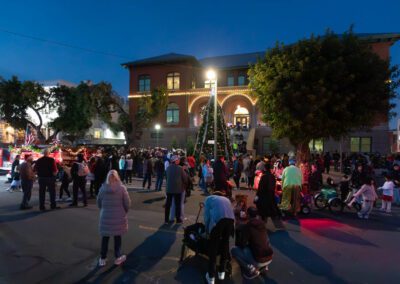 The 2024 Alameda Tree Lighting Ceremony featured music and an appearance by Santa Claus
