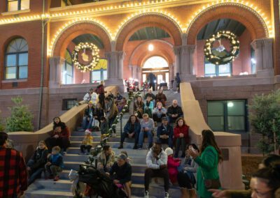 The 2024 Alameda Tree Lighting Ceremony featured music and an appearance by Santa Claus