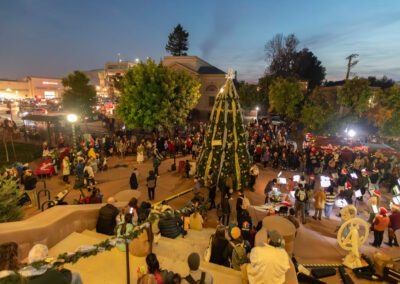 The 2024 Alameda Tree Lighting Ceremony featured music and an appearance by Santa Claus