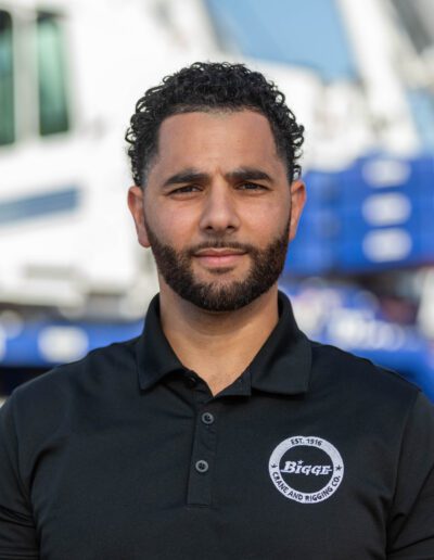 Tower Crane and Hoist Operations Manager Hathem Abdallah