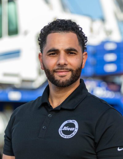 Tower Crane and Hoist Operations Manager Hathem Abdallah